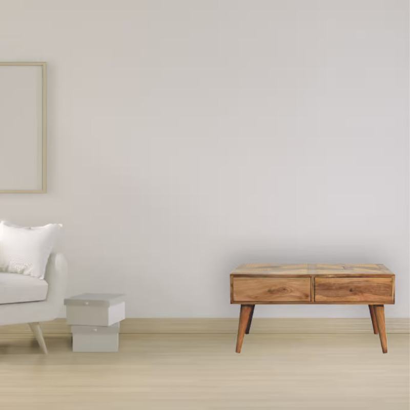 Woven Aztec Coffee Table