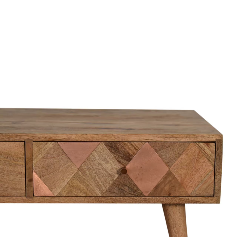 Brass Inlay Coffee Table