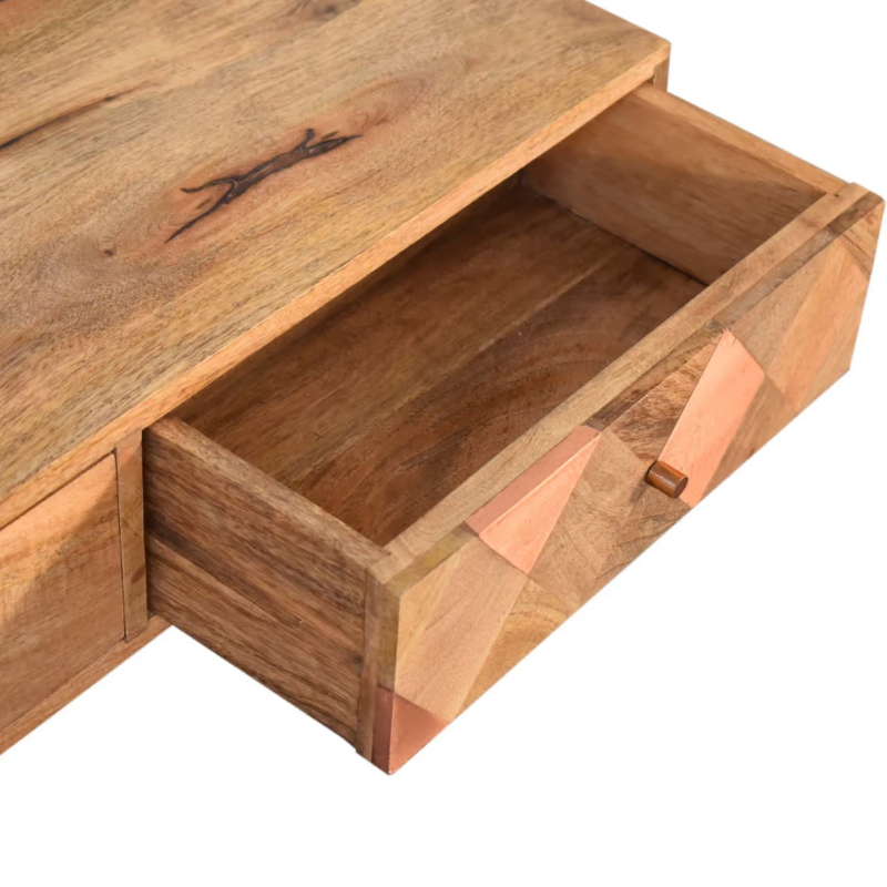 Brass Inlay Coffee Table
