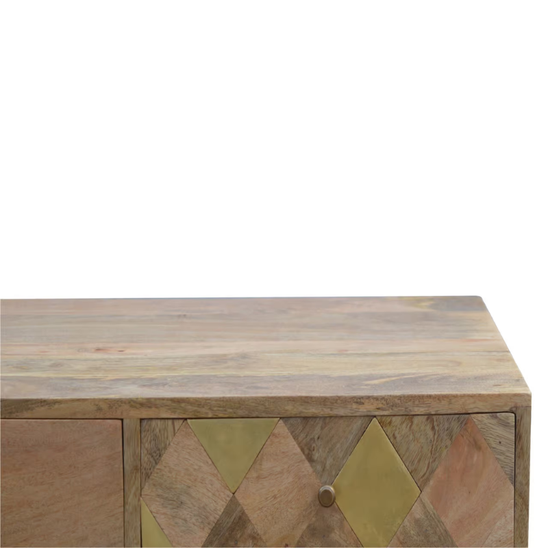 Brass Inlay Coffee Table